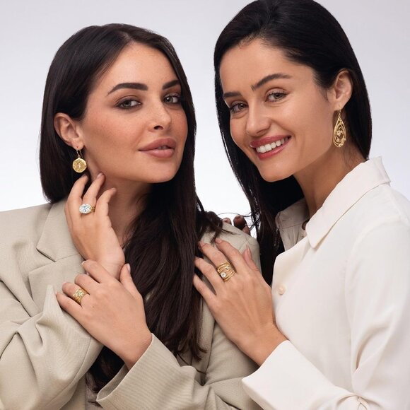 Women's 14K Gold Over Sterling Silver Statement Rings With 7.75 TCW Morganite - Picture 4 of 8